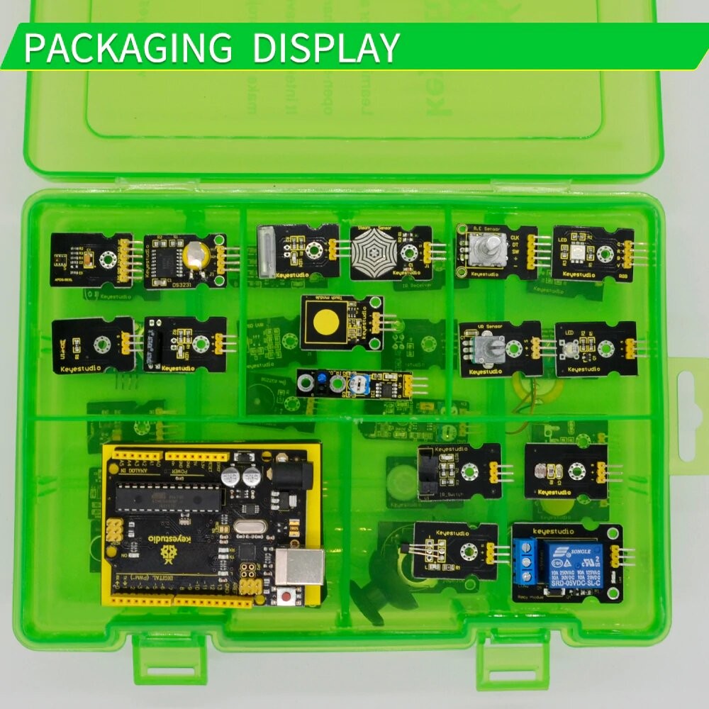 kit de 37 capteurs ou modules pour Arduino