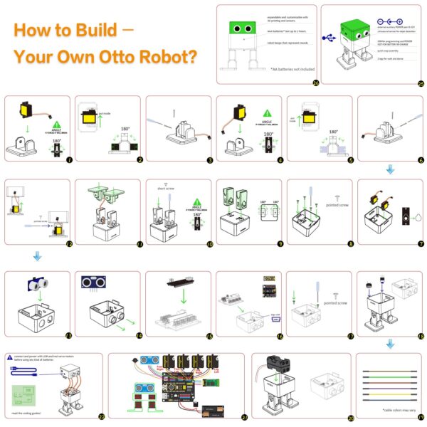 Robot OTTO - Kit programmable Arduino