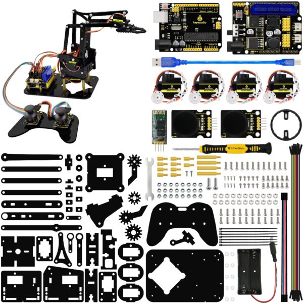 Robot bras mécanique 4DOF - Kit programmable Arduino