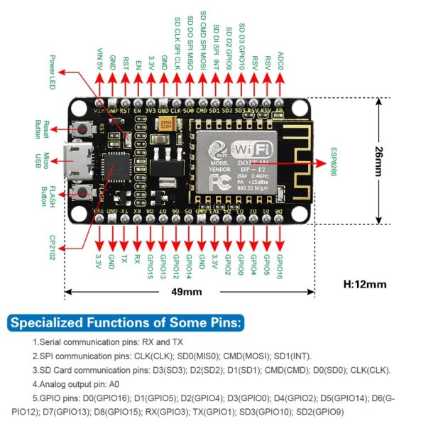 Module Wifi ESP8266 pour Arduino