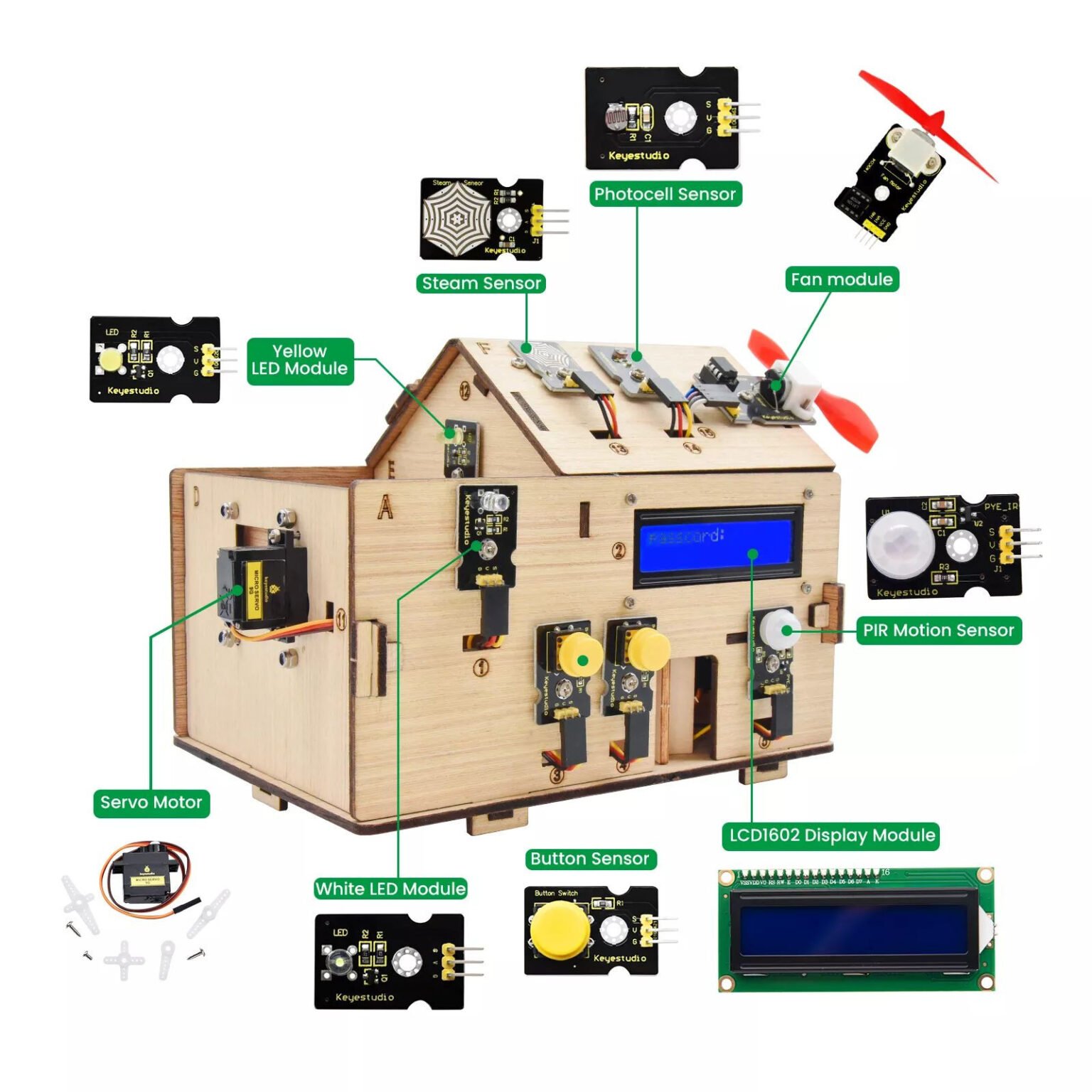 Kit Smart Home Arduino - Maison domotique | Robotisâmes