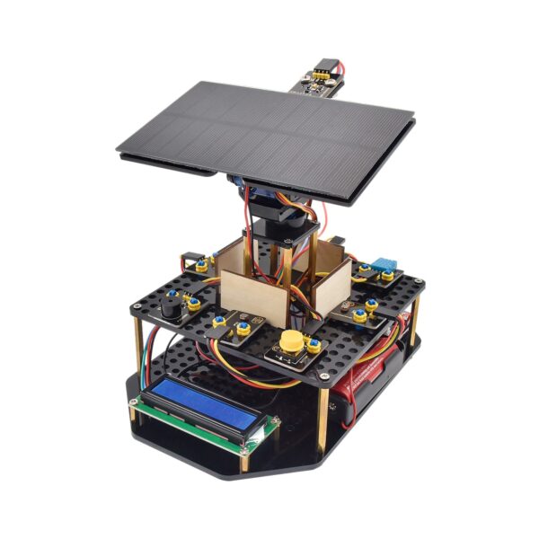 Panneau solaire robotisé avec recharge mobile - Starter Kit pour la programmation STEM avec Arduino