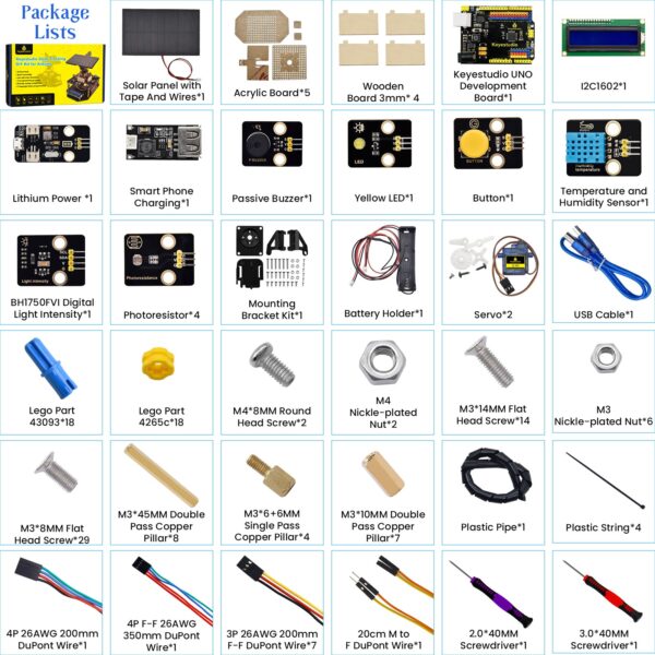 Kit STEM Panneau Solaire pour Arduino
