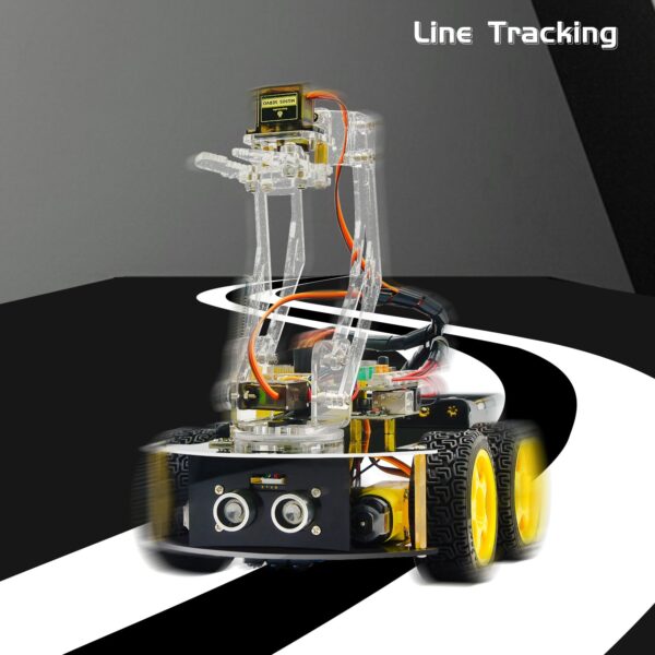 Robot Bras Mécanique Smart Car 4WD - Arduino