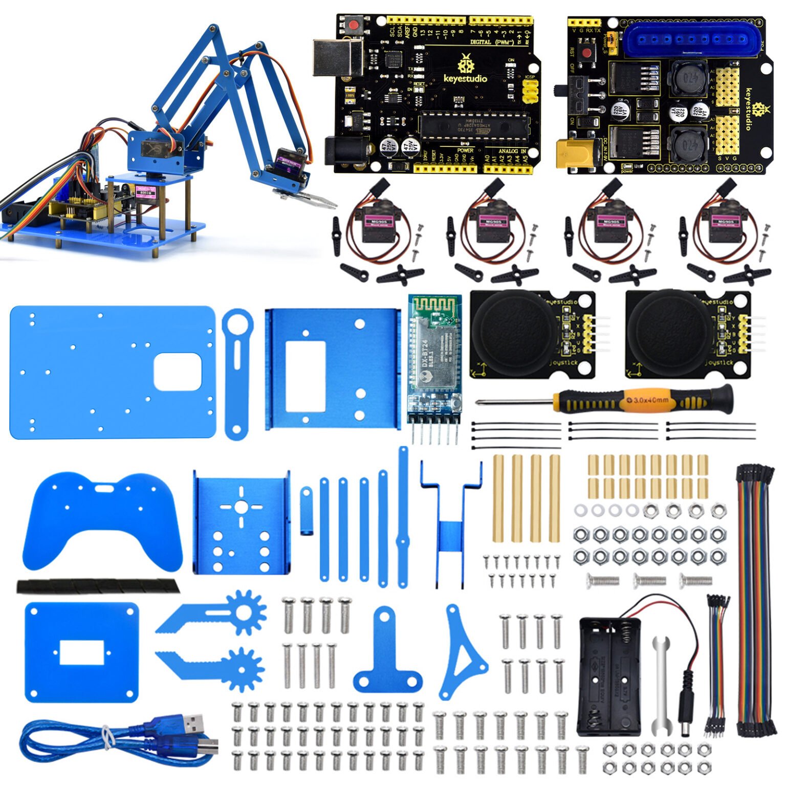 Jouet Robot étain Métal Jouet Robot En Étain Métal Rétro Rotatif Électrique - Modèle Collection Bleu Pour Adultes Et Enfants