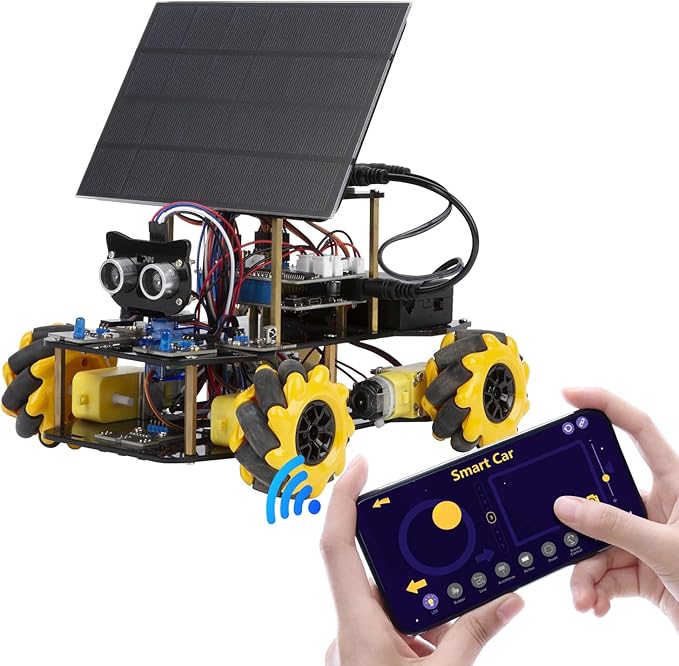 Voiture ESP32 à énergie solaire